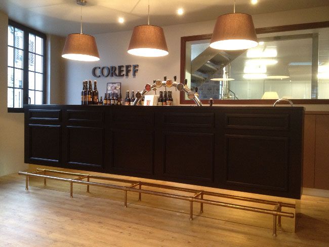bar coreff avec bières pression