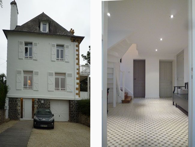 maison avec velux de toit et grandes baies vitrées